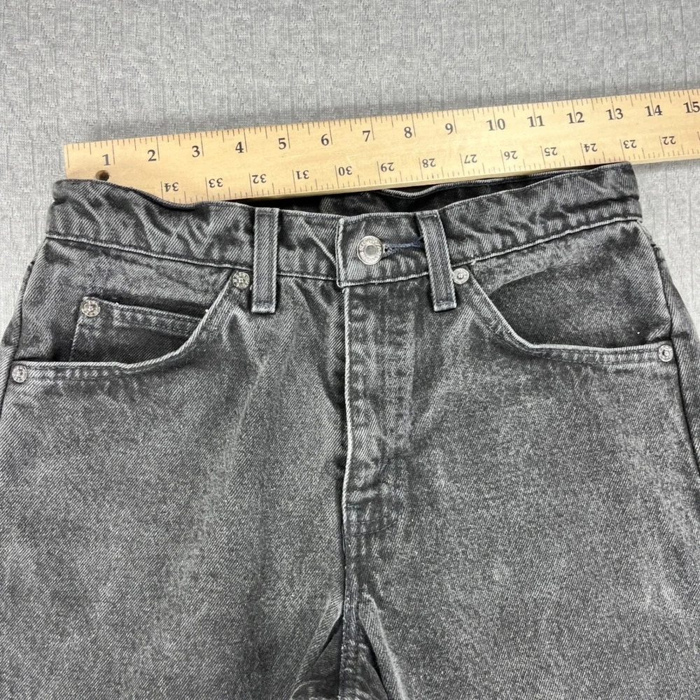Vintage Levi 550 orange tab Jeans Kids‎ Youth JR 29X32 Fits 26X31 Black Relaxed